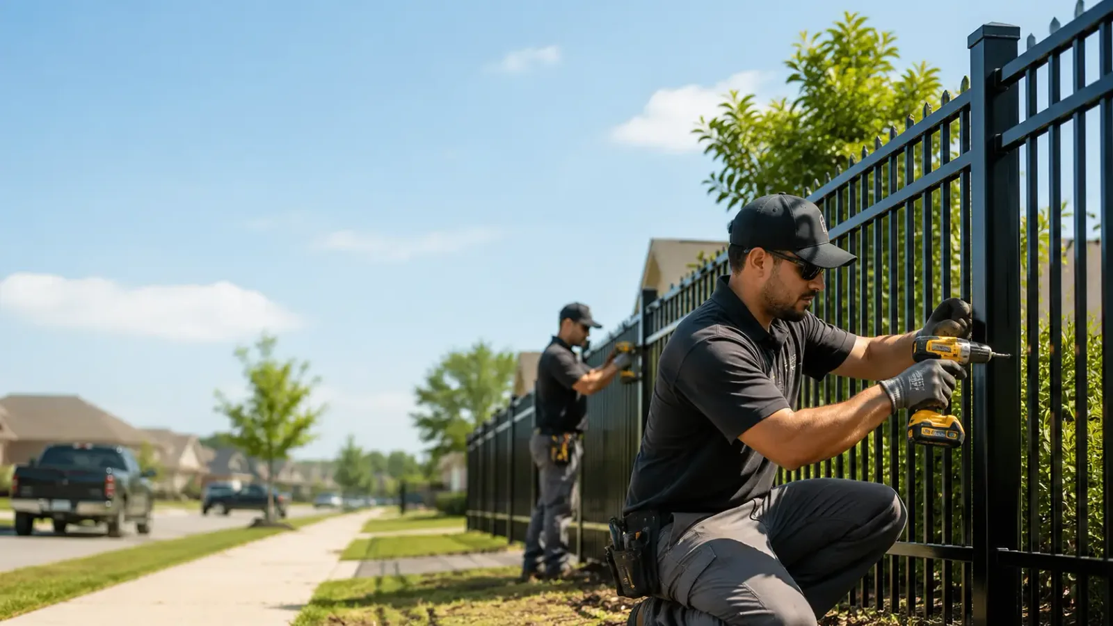 Metal Fence Installation in Godfrey, IL